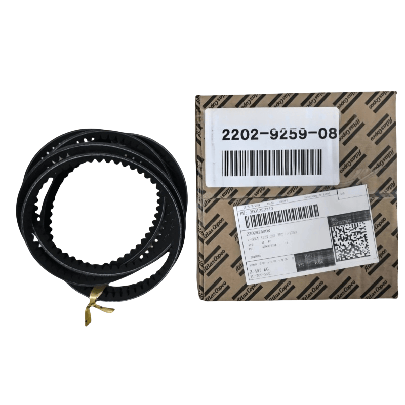 2202925908 అట్లాస్ కాప్కో వి-బెల్ట్ (సెట్ 2x) XPZ L = 1250 AC ఆయిల్ ఇంజెక్ట్ చేసిన స్క్రూ కంప్రెసర్ ఒరిజినల్